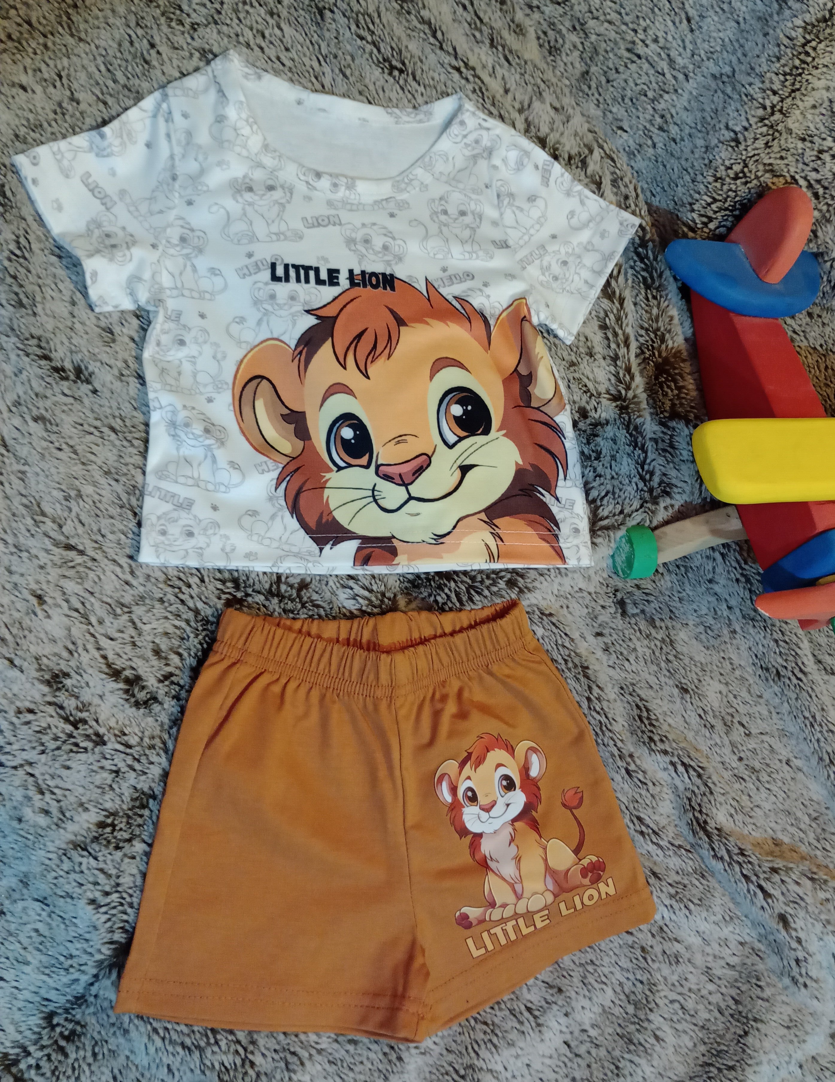 Conjunto infantil 2 piezas León