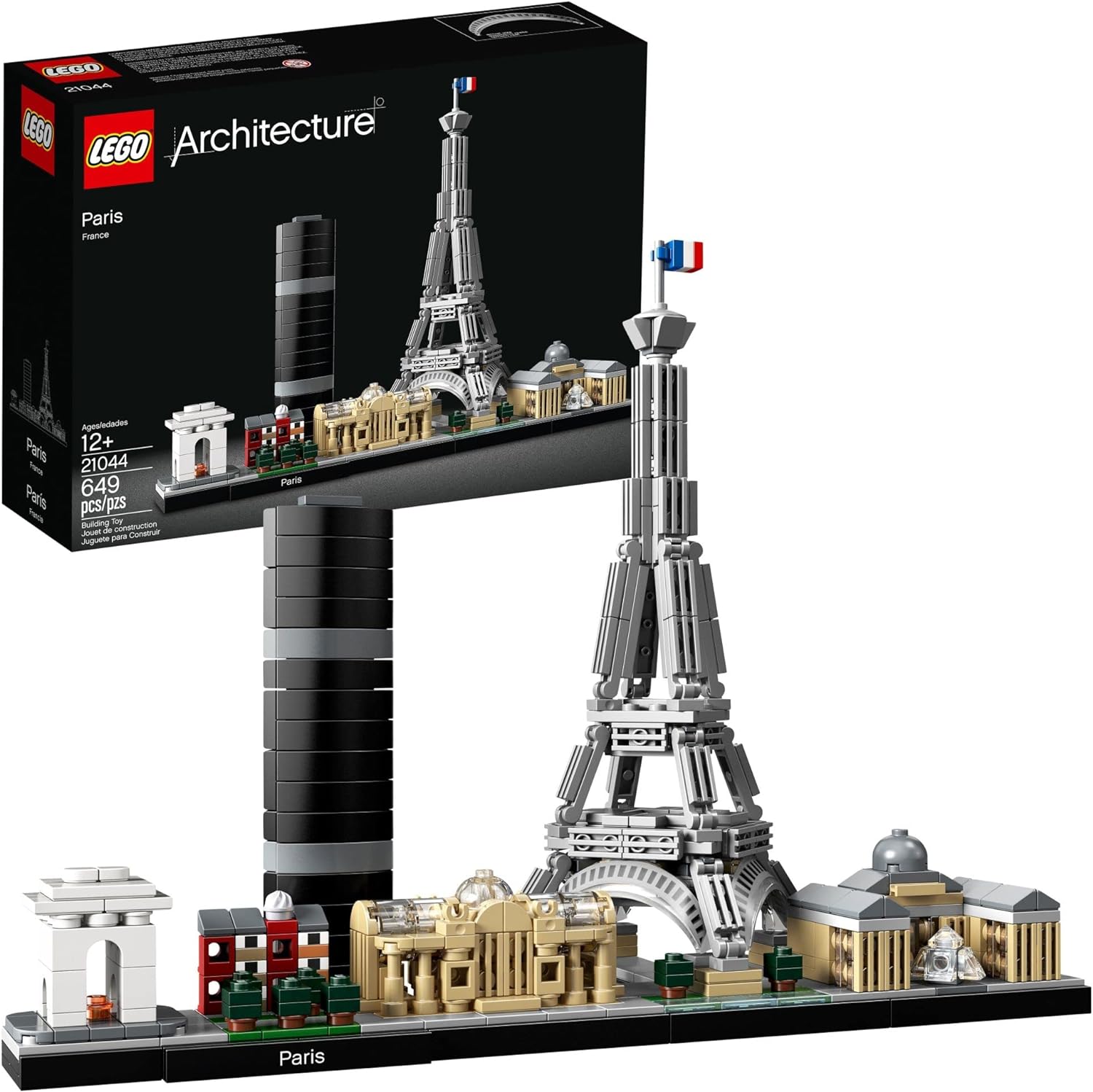 Set De Construcción Lego Architecture Paris 649 Piezas En Caja