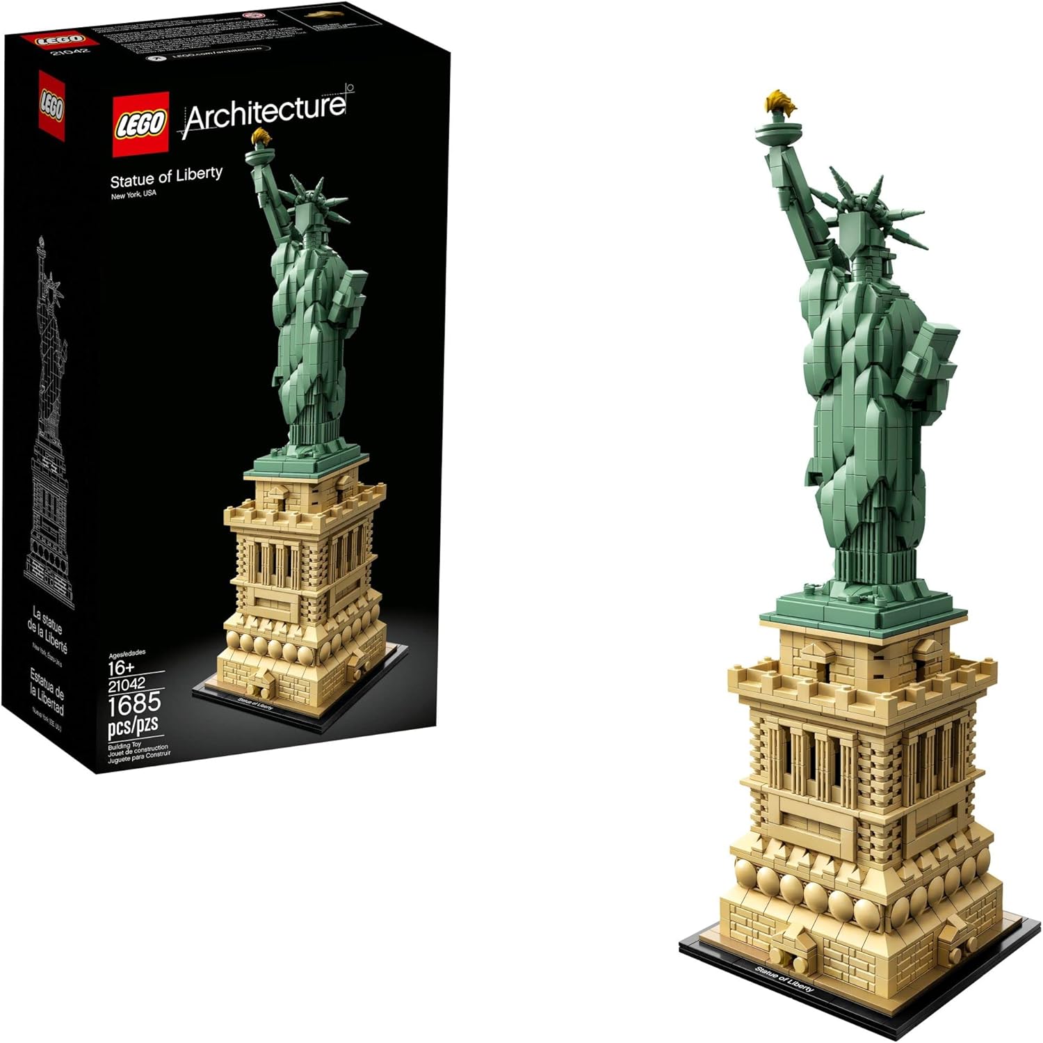 Lego® Architecture Estatua De La Libertad 21042 - 1685 piezas