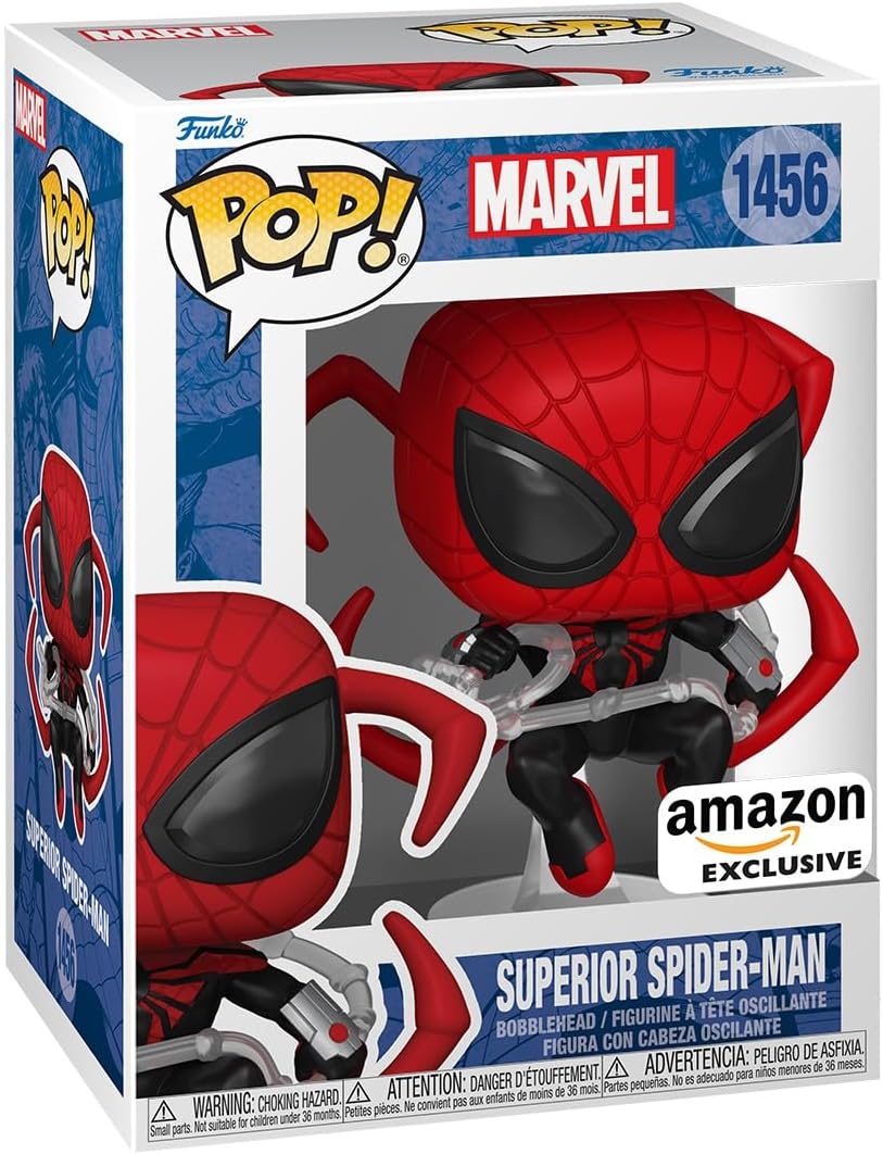 Figura De Acción Funko Pop! Marvel Spiderman Superior 10 Cm