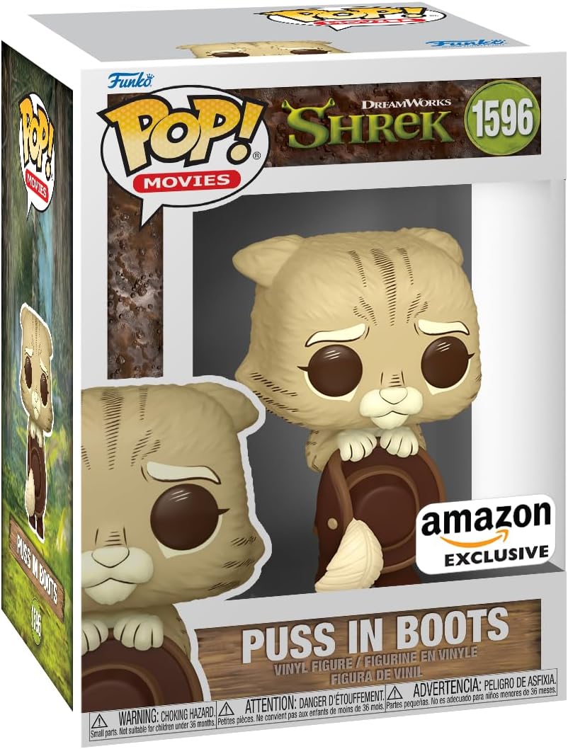 Funko Pop! Movies Shrek: Gato Con Botas, Exclusivo 30 Aniversario