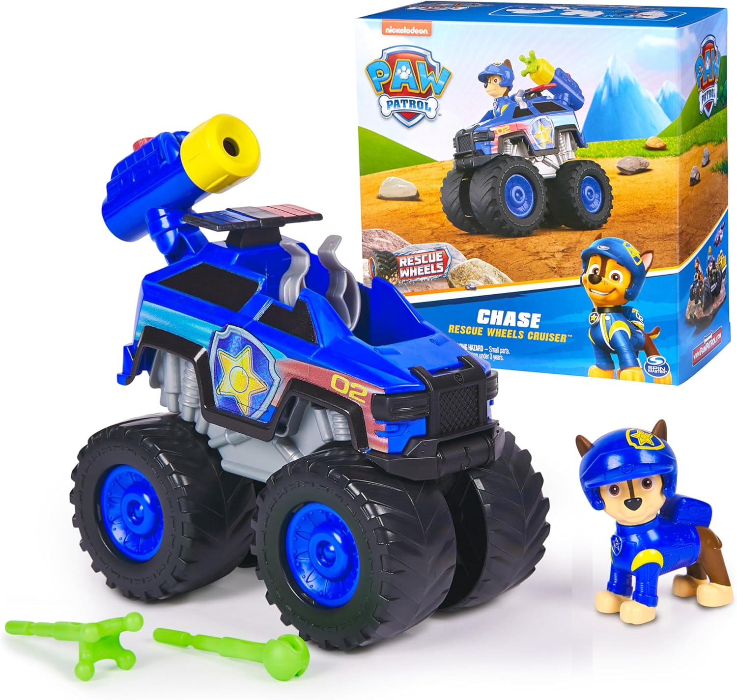 Rescue Chases Paw Patrol, Juguete Con Lanzador De Proyectiles