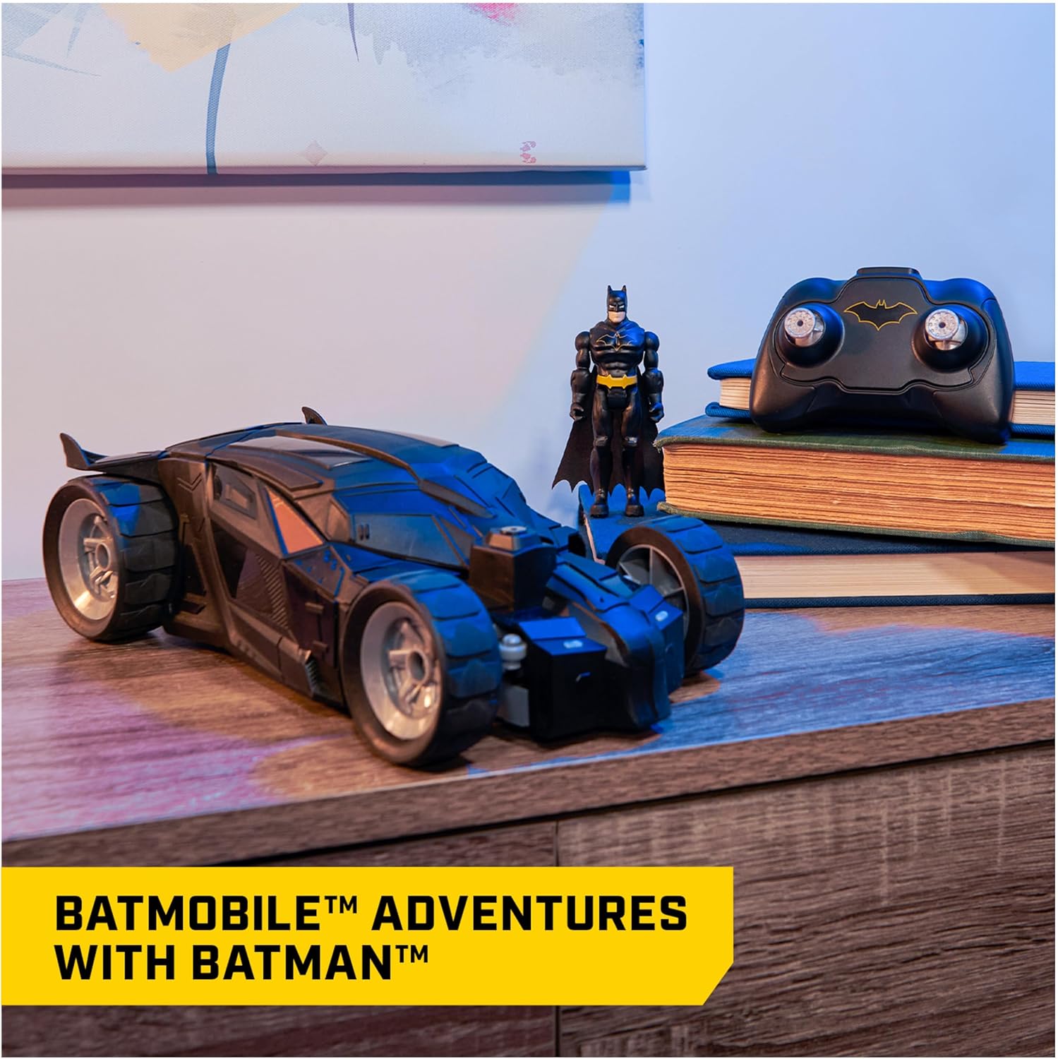 Batman Carro a Control Remoto + Figura