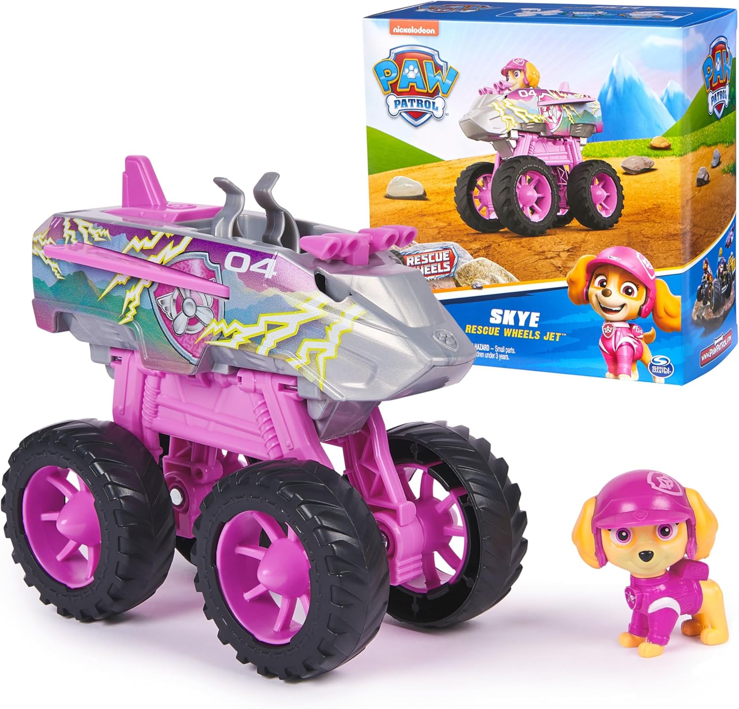 Paw Patrol Rescue Wheels Skye Jet, Camión De Juguete