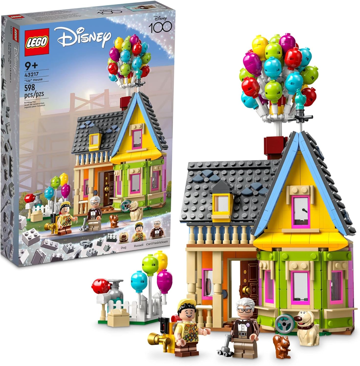 Lego Disney Y Pixar 'up' Casa Disney 100 Celebration 598 Pcs