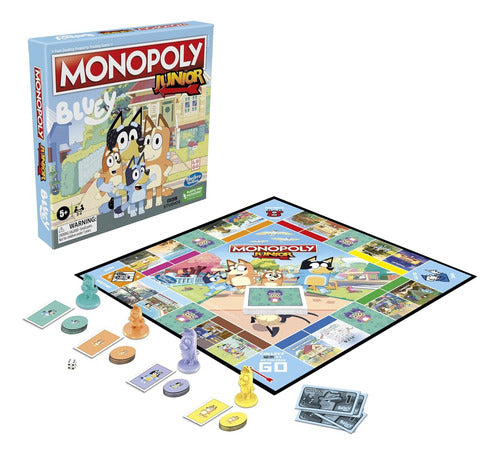 Monopoly Junior: Bluey Edición - Juego De Mesa Para Niños