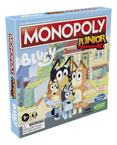Monopoly Junior: Bluey Edición - Juego De Mesa Para Niños