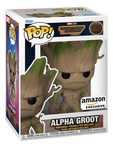 Figura De Acción Funko Pop! Groot Bobblehead De Guardianes De La Galaxia Vol 3