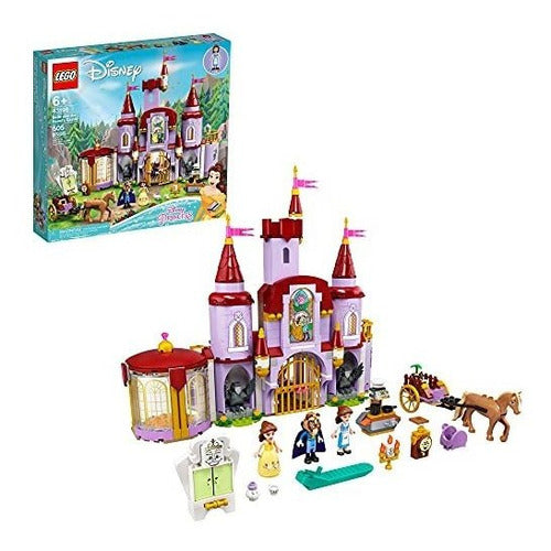 Lego Disney Bella Y El Castillo De La Bestia 43196 Kit De Co