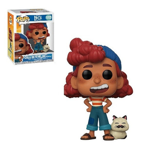 Funko Pop Disney Luca Giulia Marcovaldo Con Machiavelli 1052