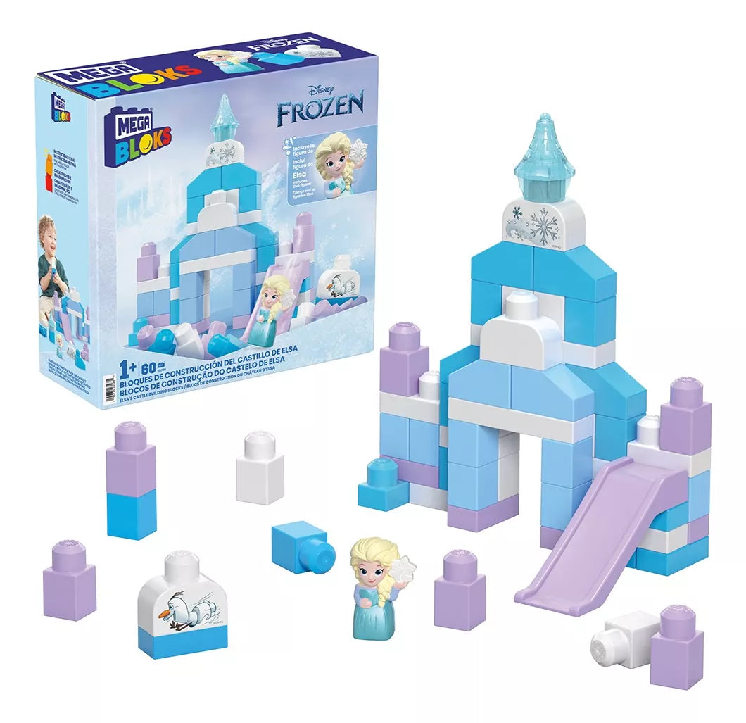 Mega Blocks Bloques De Construcción Frozen Disney 60 Piezas