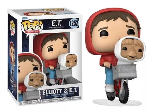 Funko Pop: E.T. El Extraterrestre - Elliot Con E.T. en Cesta #1252