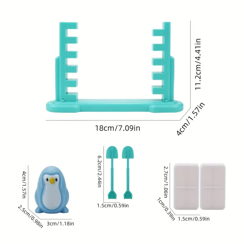 Juguete Montessori De Muro De Equilibrio Apilable - Pingüino
