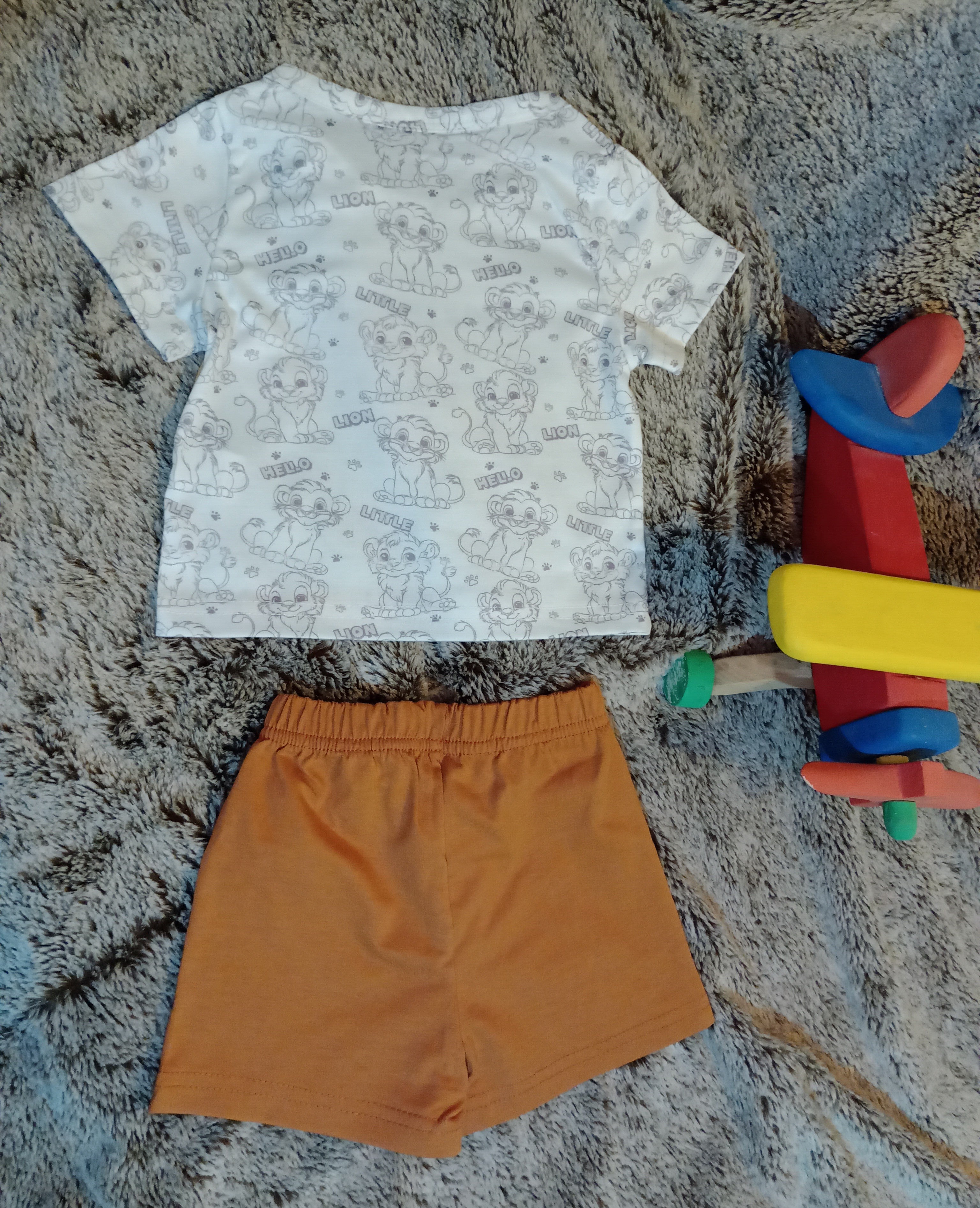 Conjunto infantil 2 piezas León