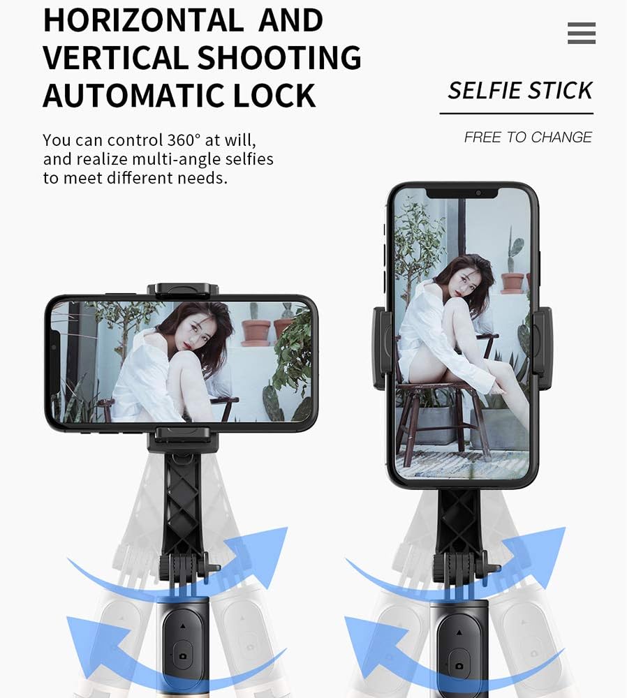 Gimbal Estabilizador para Celular Selfie Stick Q08