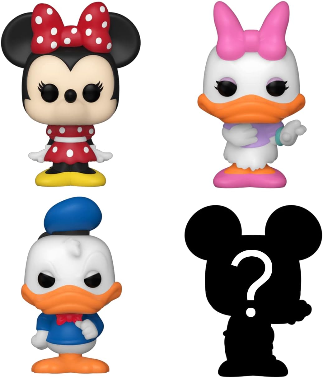 Funko Bitty Pop! Minnie, Pato Daisy, Pato Donald Y Sorpresa