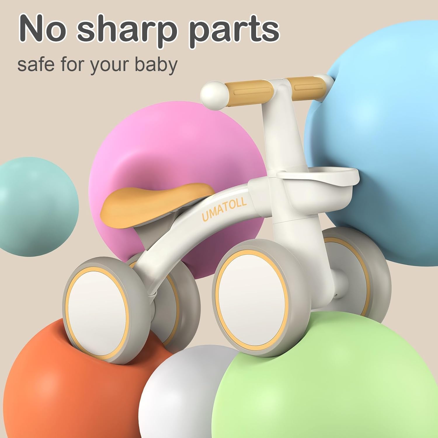 Umatoll Bicicleta De Equilibrio De Bebé Para Niños De 12-24 meses