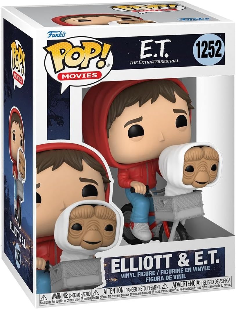 Funko Pop: E.T. El Extraterrestre - Elliot Con E.T. en Cesta #1252