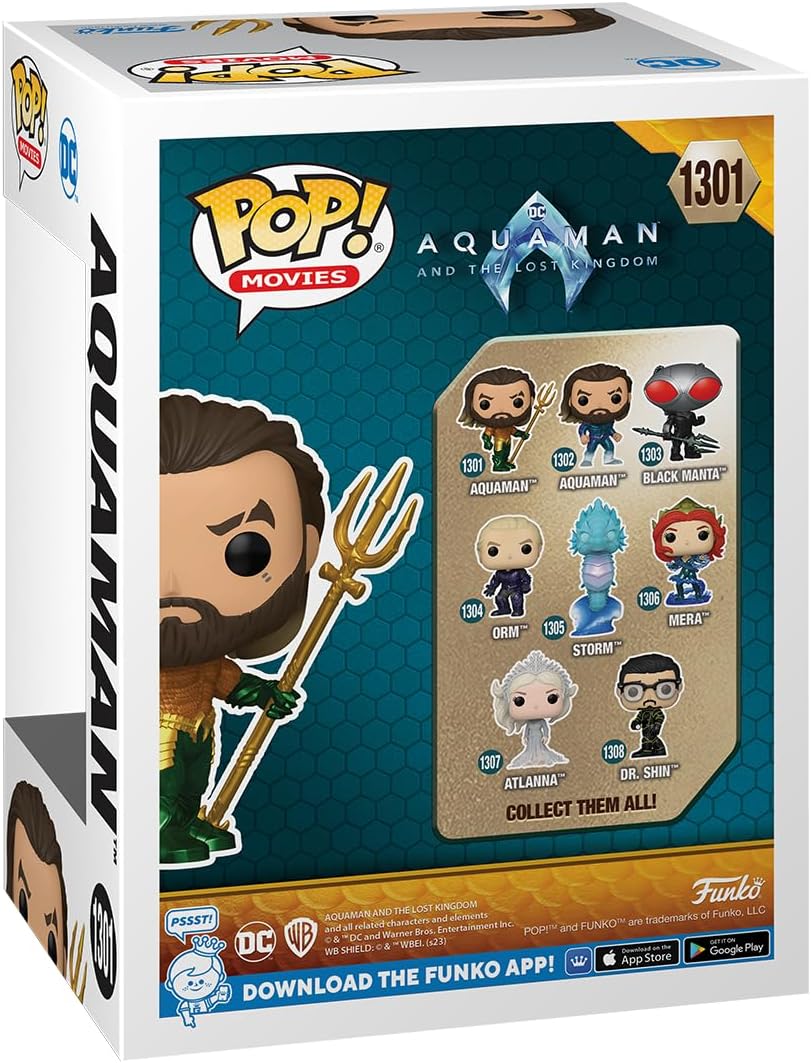 Funko Pop! Películas: Aquaman Y El Reino Perdido #1301