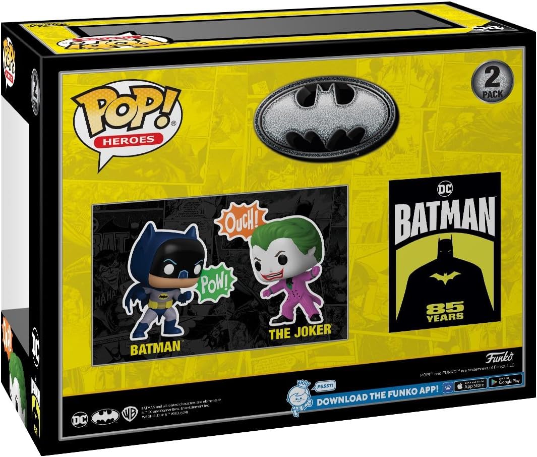 Funko Pop! Héroes: Batman Y El Joker, Paquete De 2 Exclusivo
