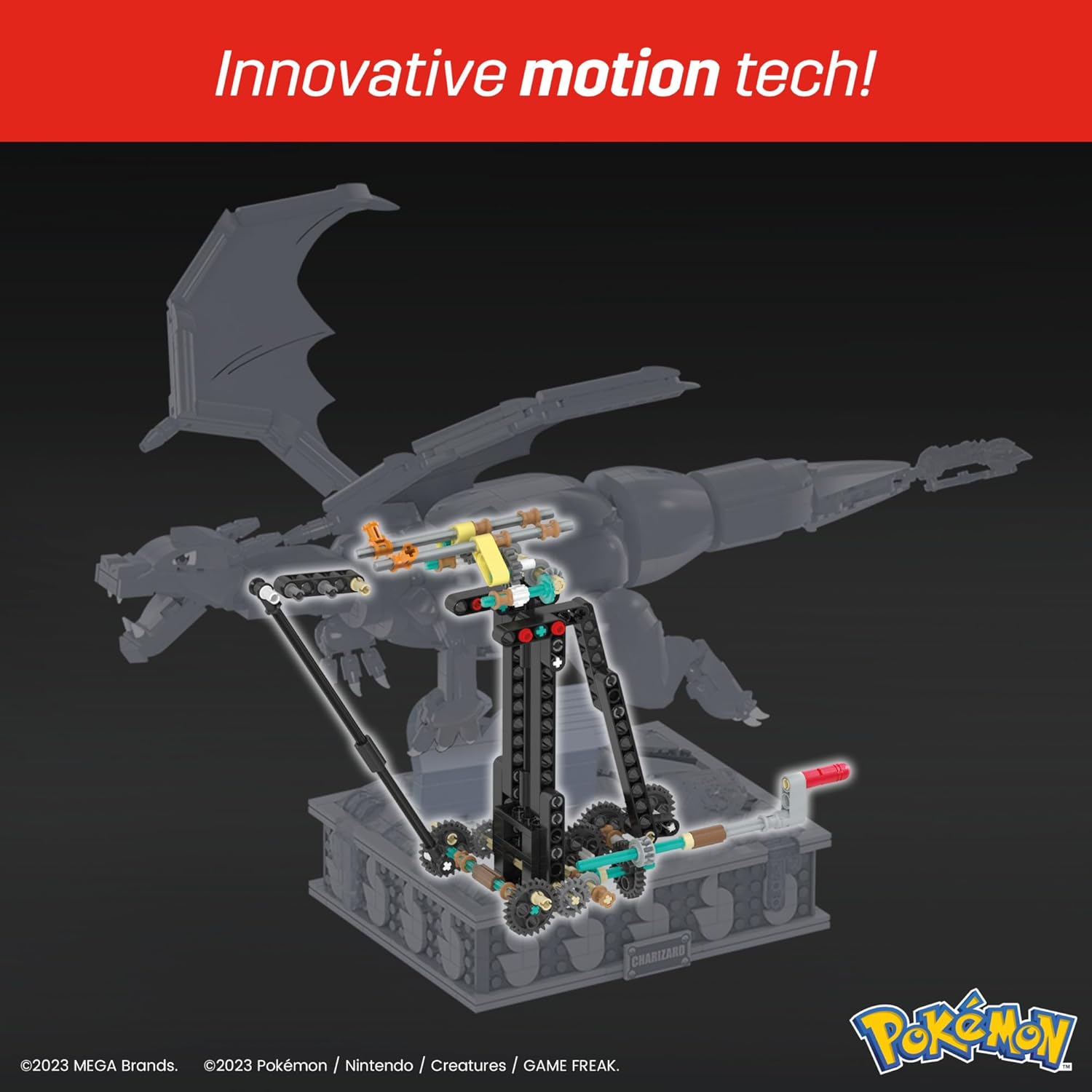 Mega Pokémon Juguete De Construcción Charizard En Movimiento