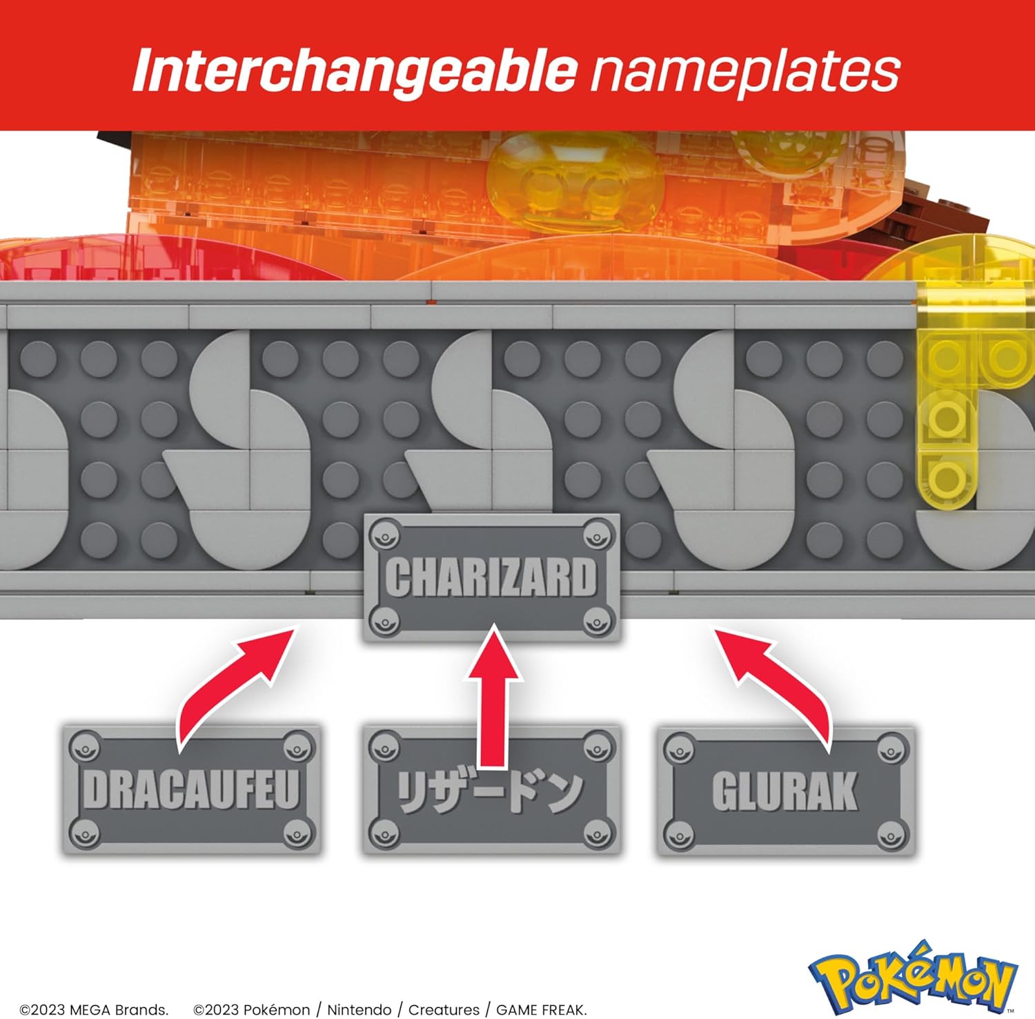 Mega Pokémon Juguete De Construcción Charizard En Movimiento