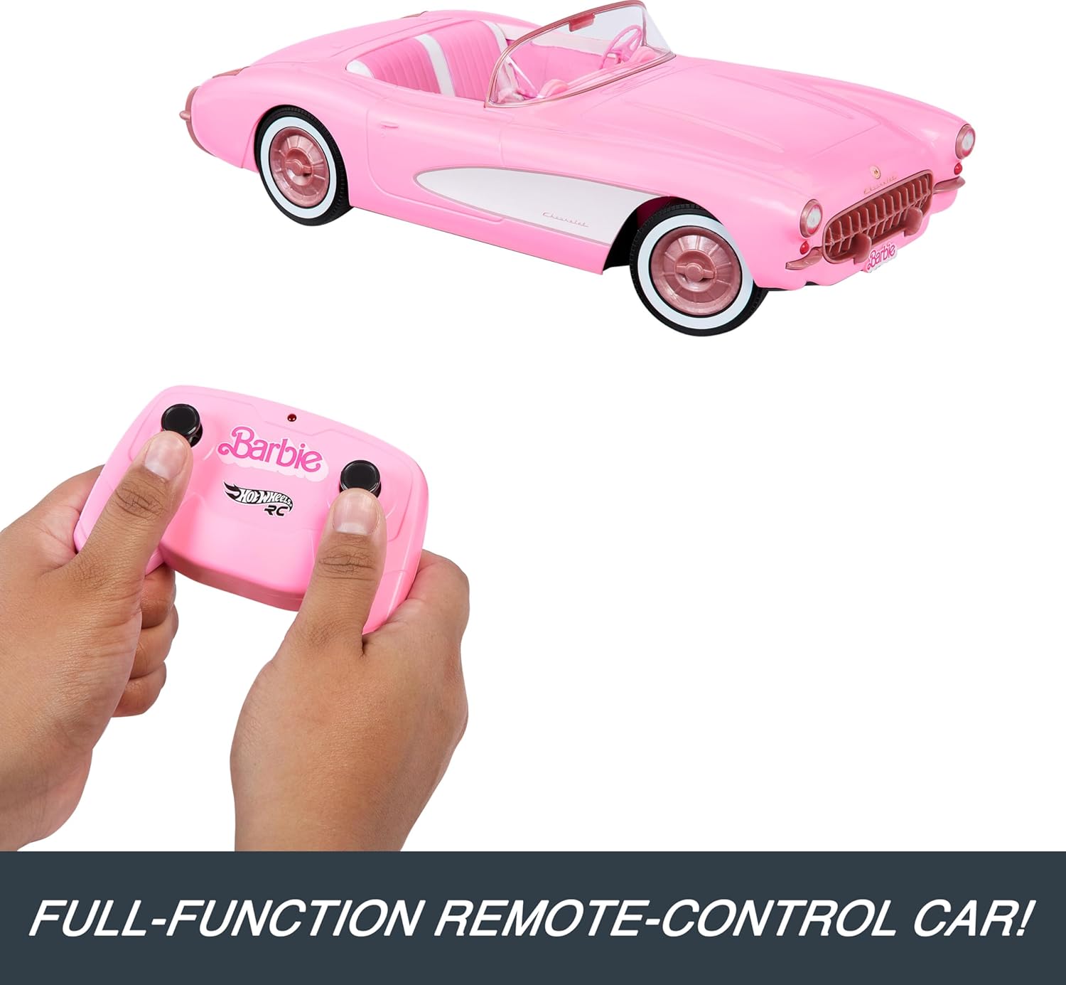 Hot Wheels Barbie A Control Remoto Corvette de Barbie La Película