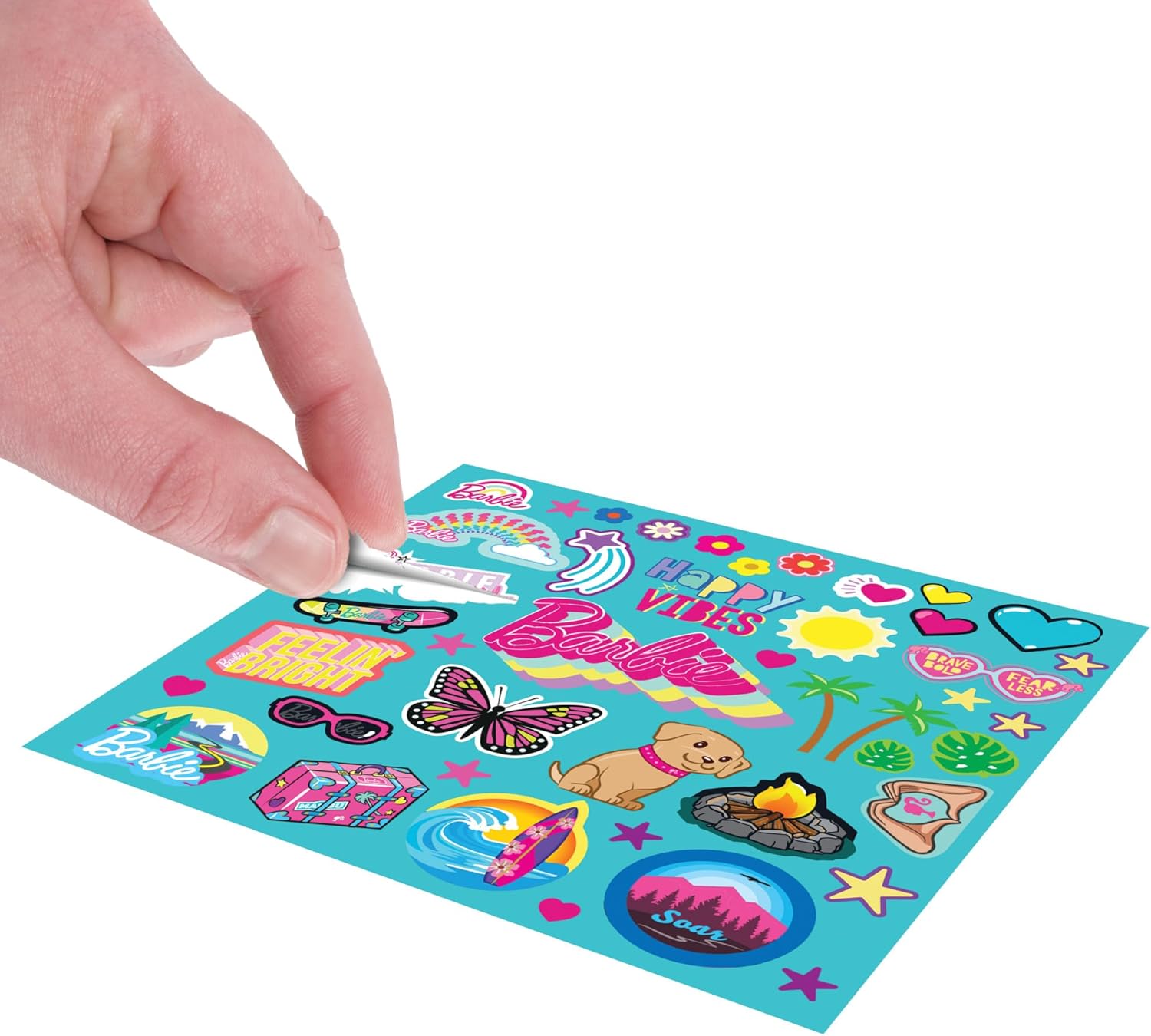 Carro Hot Wheels Barbie Rc Suv, Control Remoto Y Pegatinas