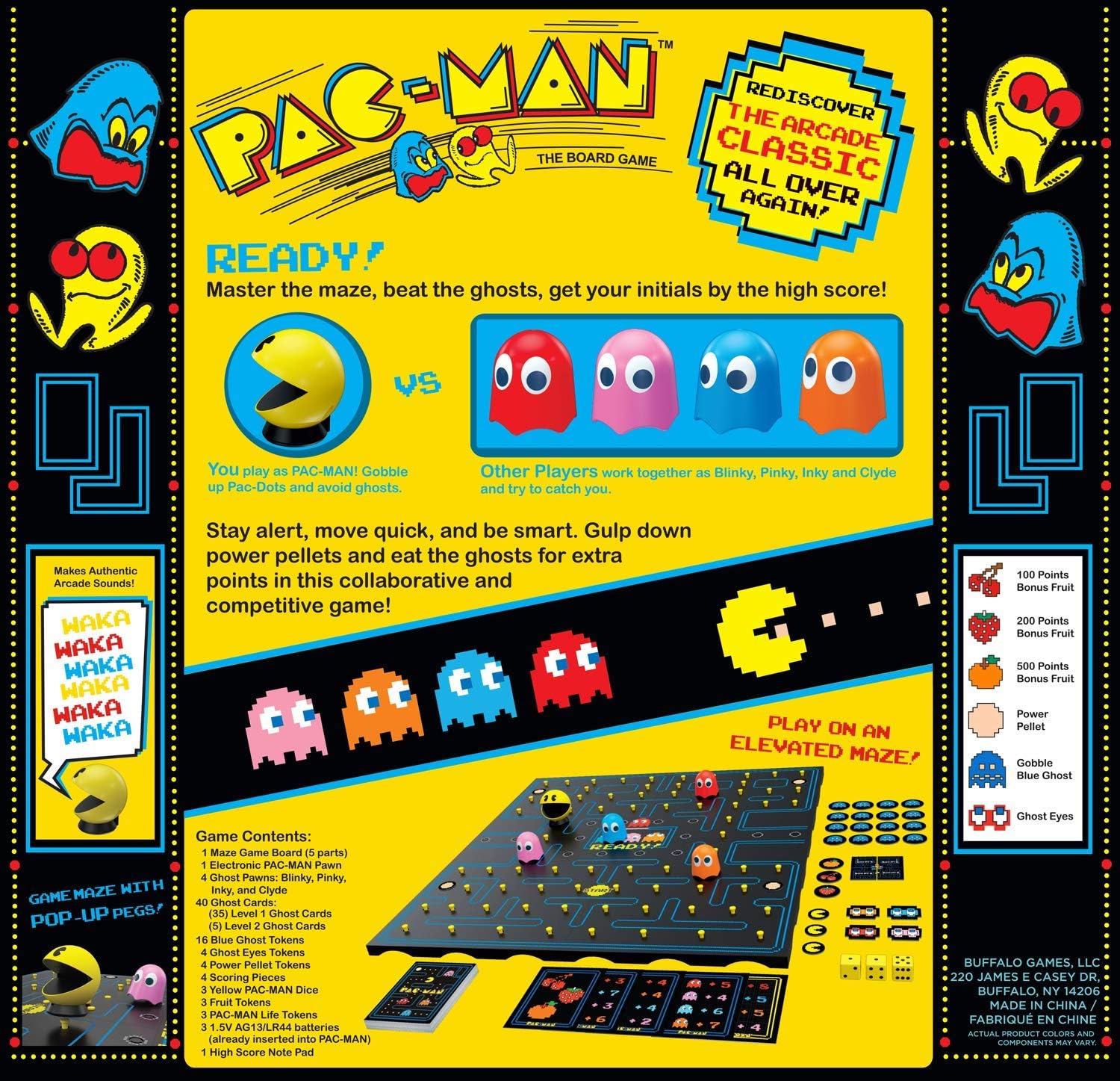Buffalo Games® Pacman Juego De Mesa Con Sonidos Arcade