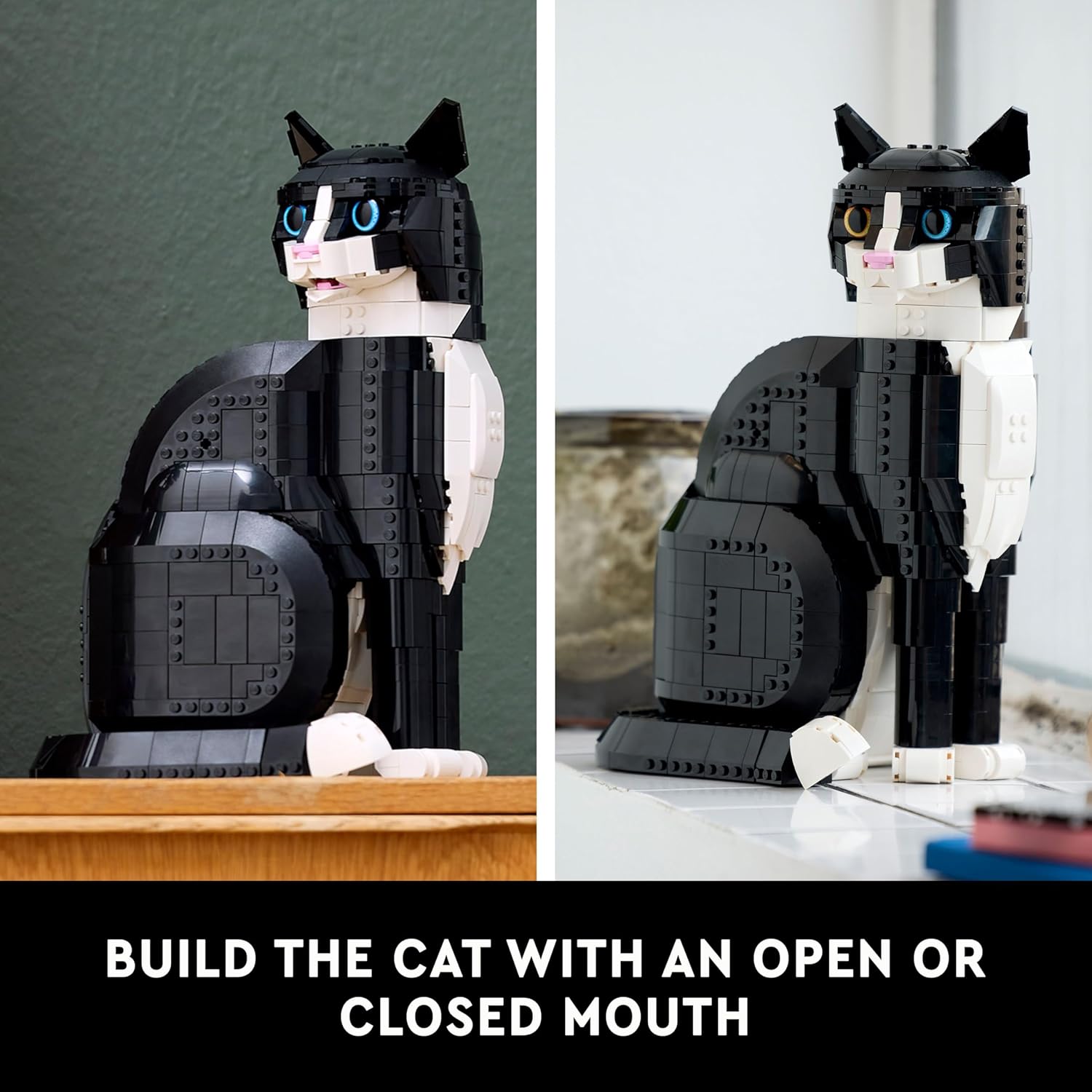 Set De Construcción Lego Ideas Tuxedo Cat 21349 Para Adultos
