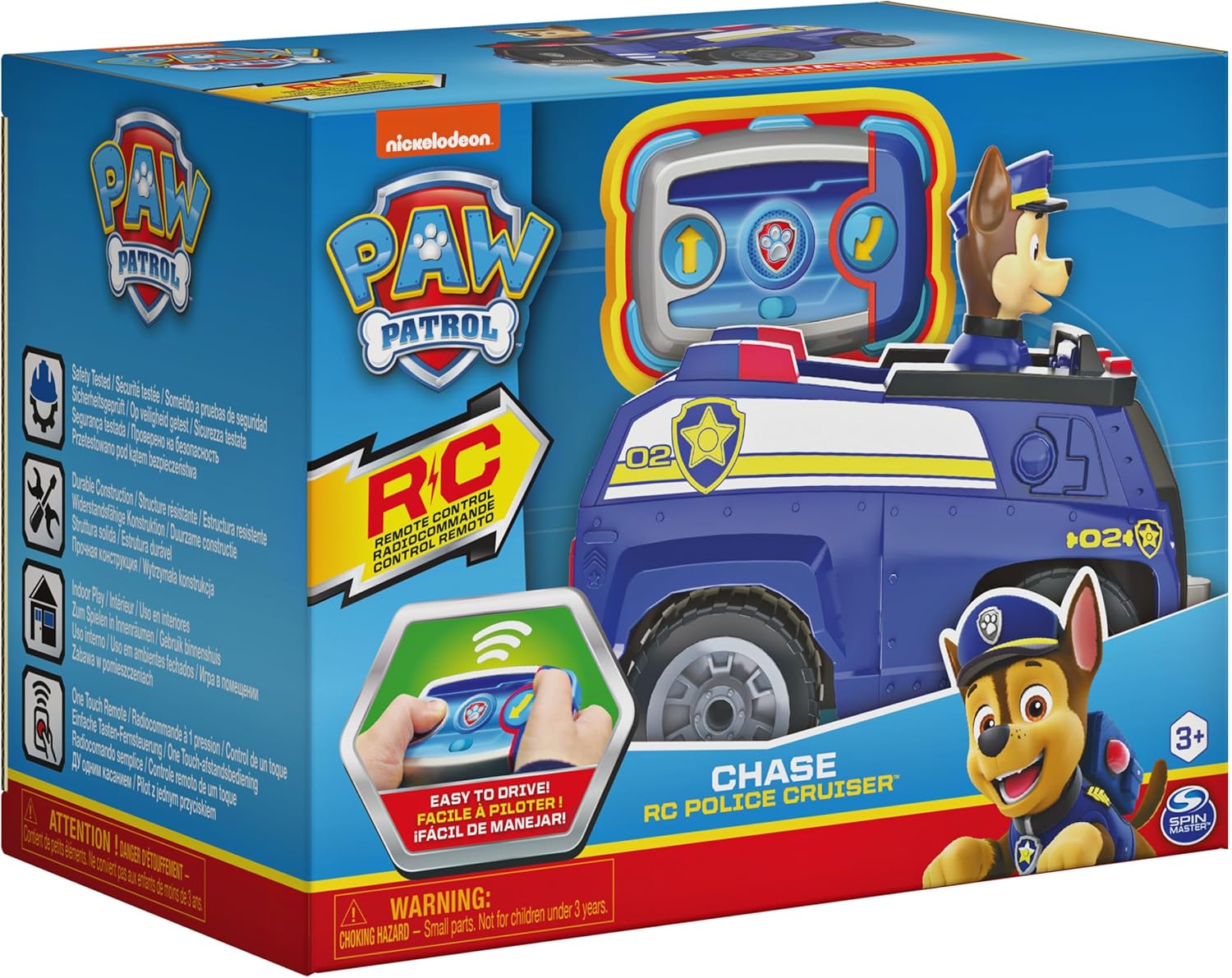 Paw Patrol, Chase - Crucero De Policía A Control Remoto
