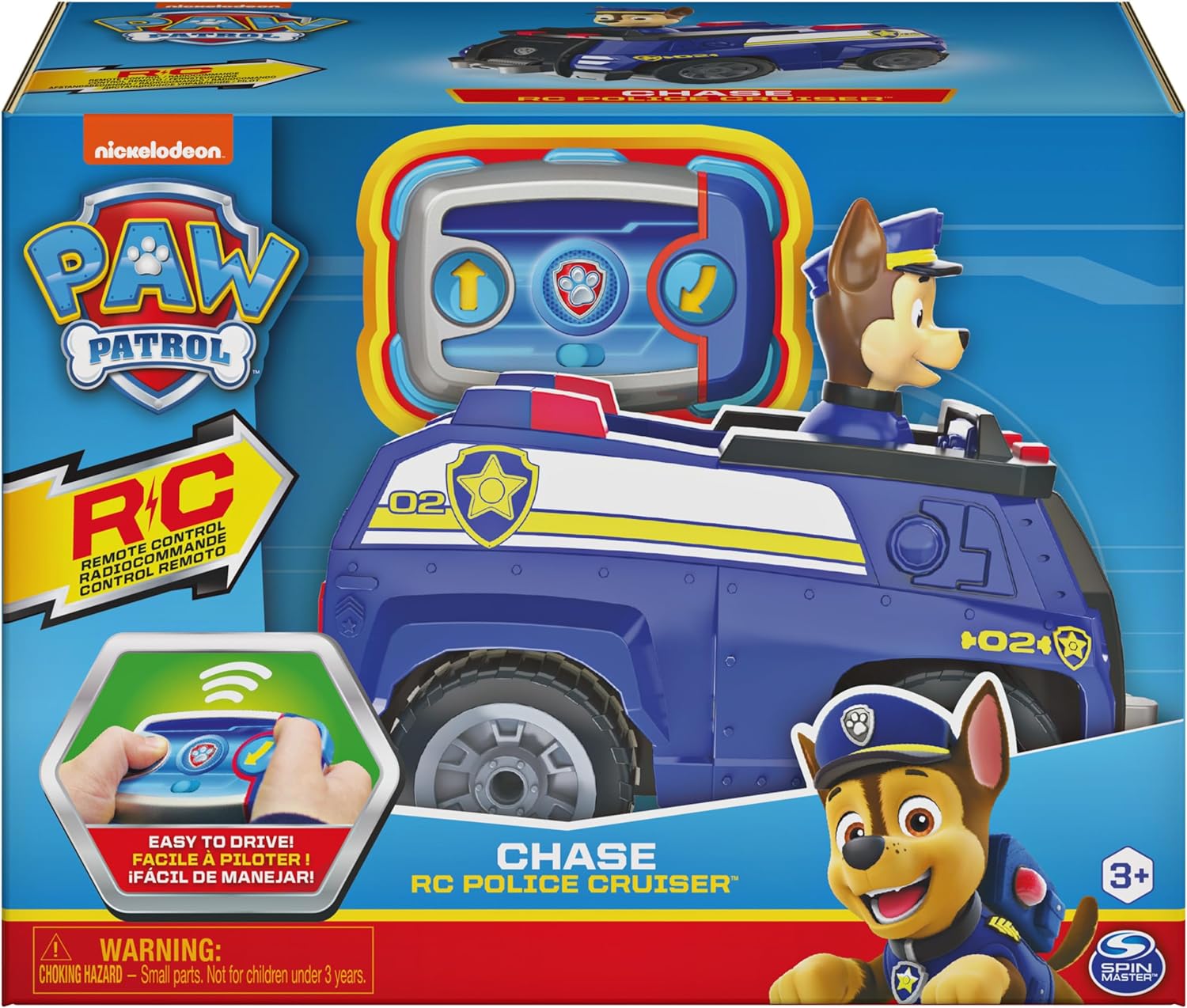 Paw Patrol, Chase - Crucero De Policía A Control Remoto