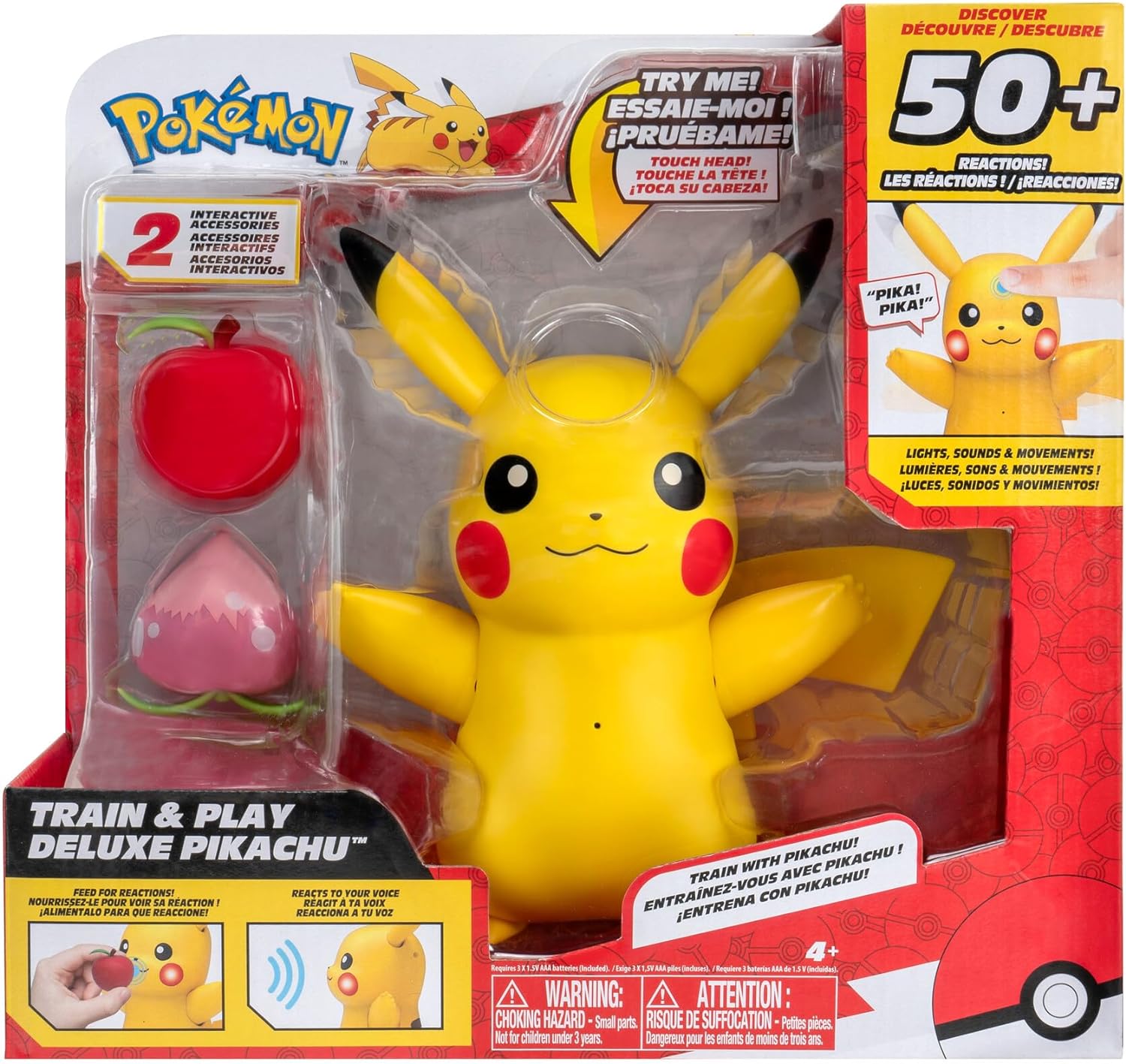 Pokémon Figura Pikachu Entrena Y Juega Deluxe