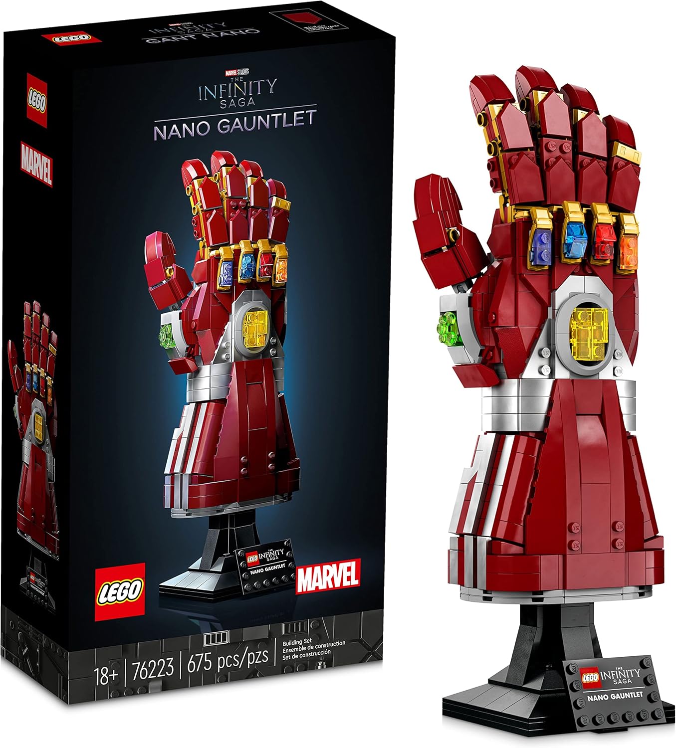 Set De Construccion Guante Iron Man 76223 Cantidad De Piezas 675