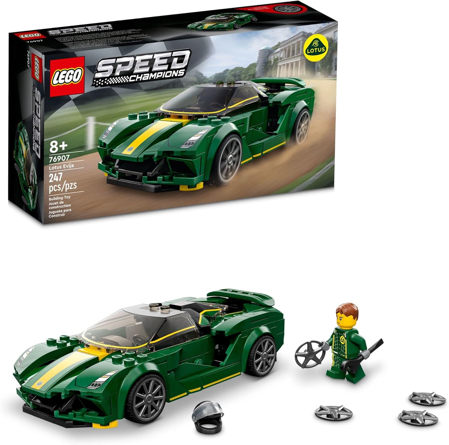 Lego® Speed Champions: Lotus Evija Cantidad De Piezas 247
