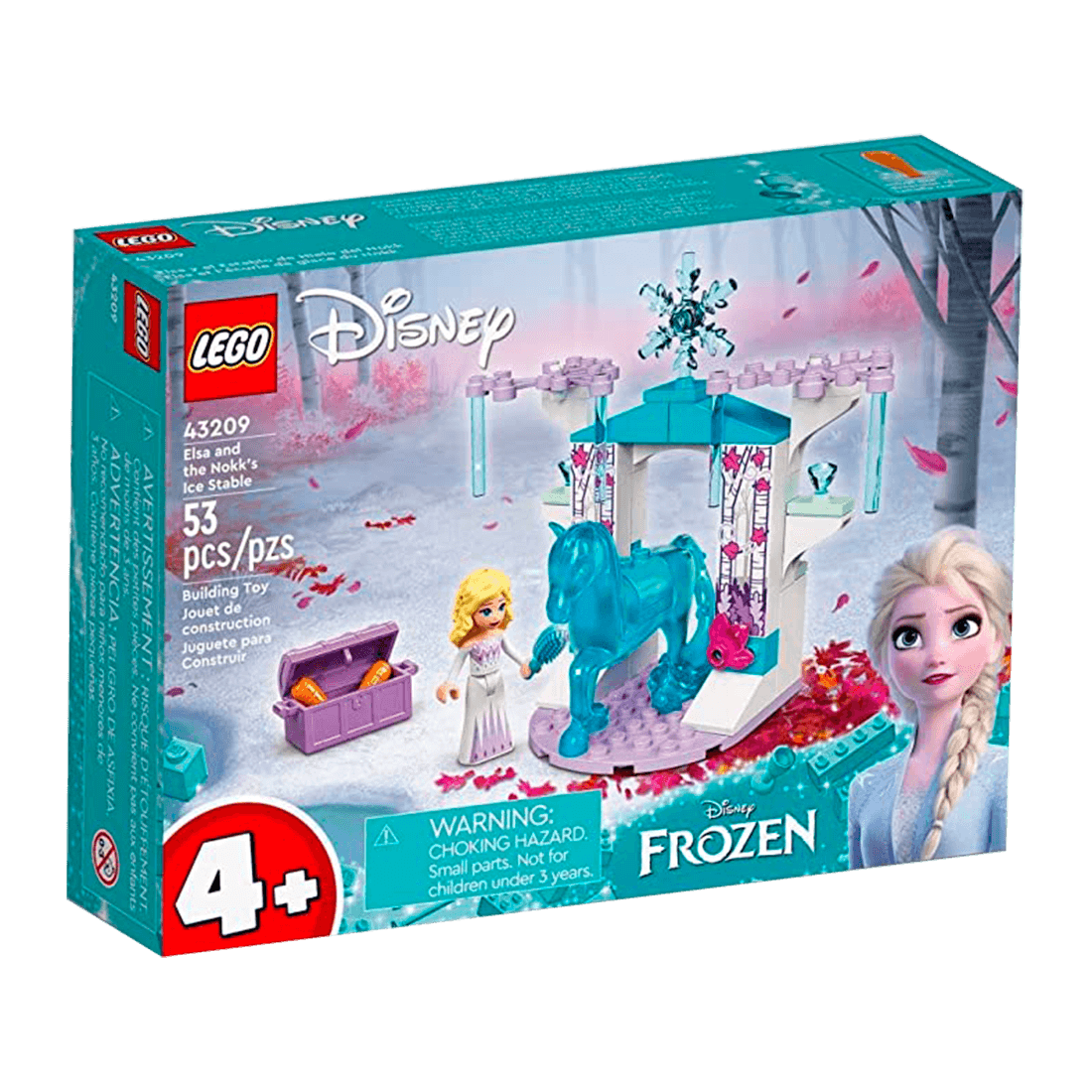 Kit Lego® Disney Elsa Y El Establo De Hielo 43209 - 53 piezas