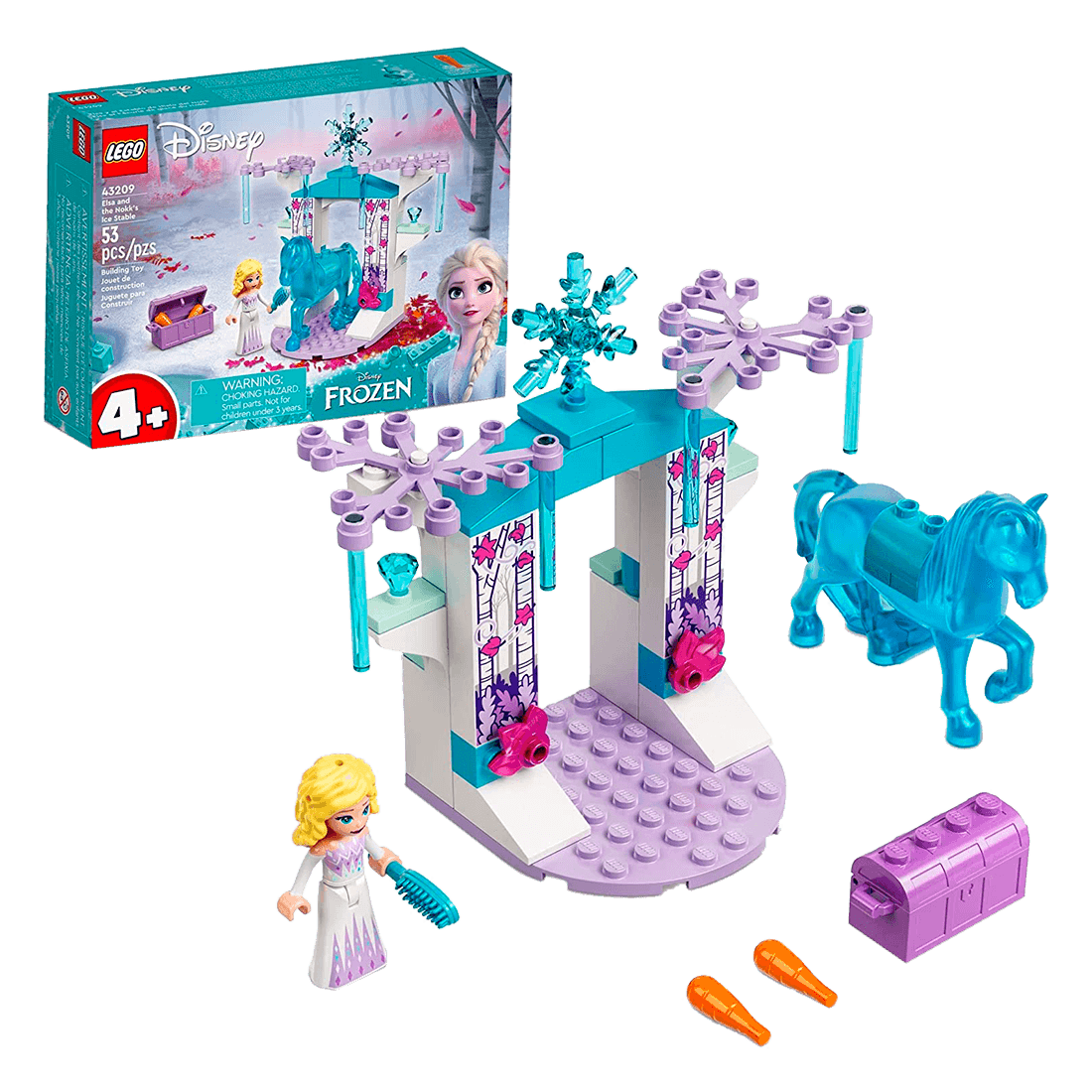 Kit Lego® Disney Elsa Y El Establo De Hielo 43209 - 53 piezas
