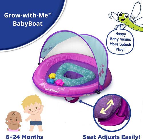 Flotador Inflable Infantil Splash & Play, Seguro Y Divertido Rosa Chicle