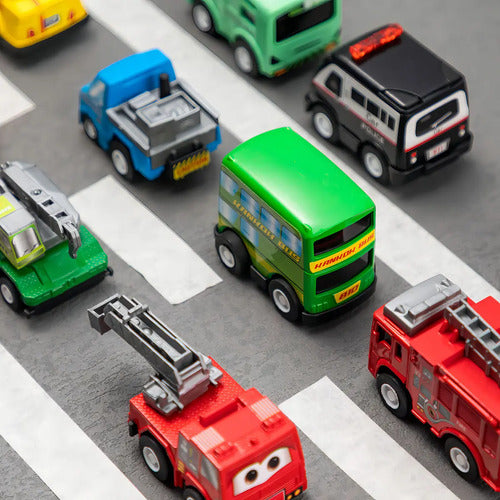 Juego De 18 Piezas De Autos Y Camiones Joyin Otro Surtido