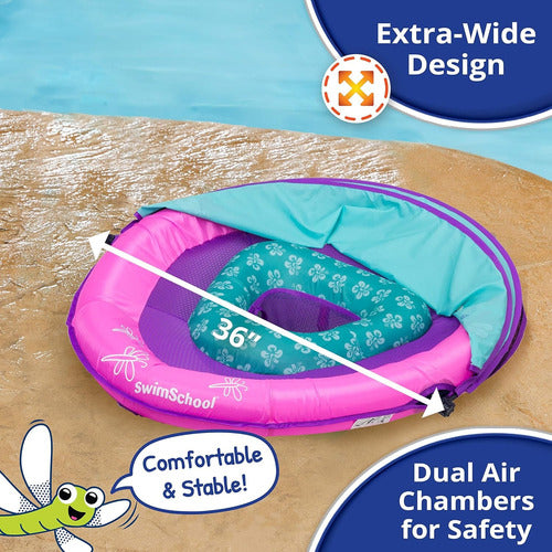 Flotador Inflable Infantil Splash & Play, Seguro Y Divertido Rosa Chicle
