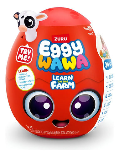 Eggy Wawa Granja Para Bebés - Aprende Inglés Con Animales