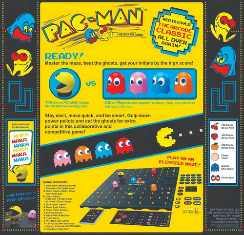 Buffalo Games® Pacman Juego De Mesa Con Sonidos Arcade Ev