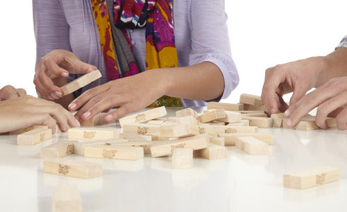 Juego De Mesa Hasbro Jenga Clásico - 54 Bloques Madera