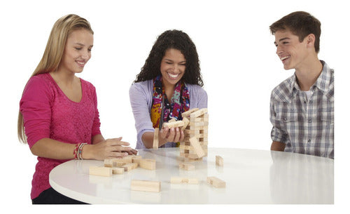 Juego De Mesa Hasbro Jenga Clásico - 54 Bloques Madera