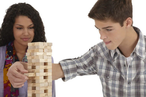 Juego De Mesa Hasbro Jenga Clásico - 54 Bloques Madera
