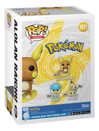 Funko Pop! Pokémon Alolan Raichu 1011