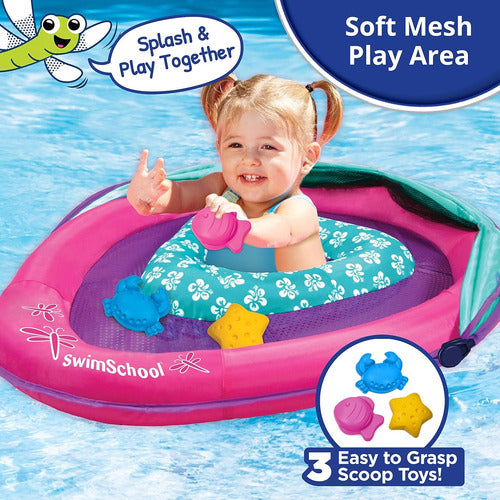 Flotador Inflable Infantil Splash & Play, Seguro Y Divertido Rosa Chicle