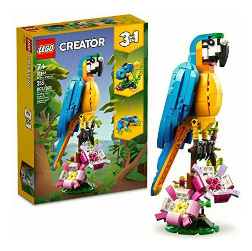 Lego Creator 31136 Loro Exótico 3 En 1 - 253 Pzs 253