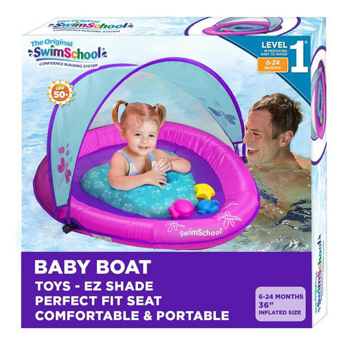 Flotador Inflable Infantil Splash & Play, Seguro Y Divertido Rosa Chicle