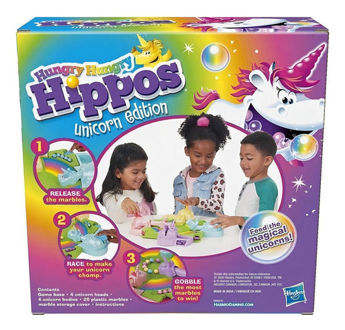 Juego Hungry Hungry Hippos Unicorniohasbro